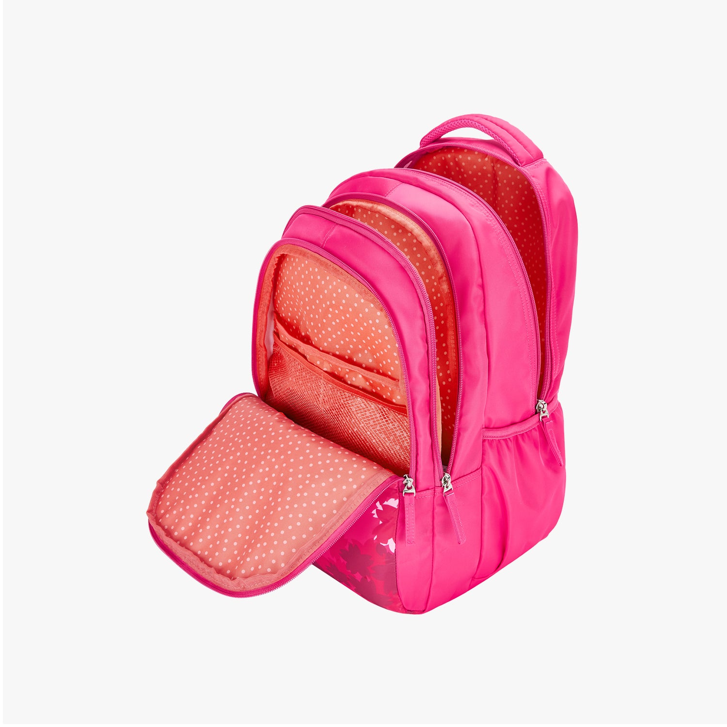 Genie Zinnia 36L Pink School Backpack With Premium Fabric