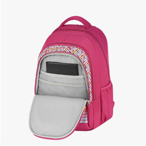 Genie Girl Power 36L Pink Laptop Backpack With Laptop Sleeve