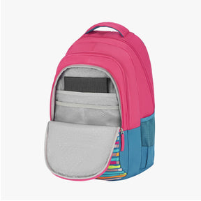 Genie Fringe 36L Pink Laptop Backpack With Laptop Sleeve