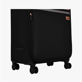 Paramour Small, Medium and Large Soft luggage Combo Set - Black