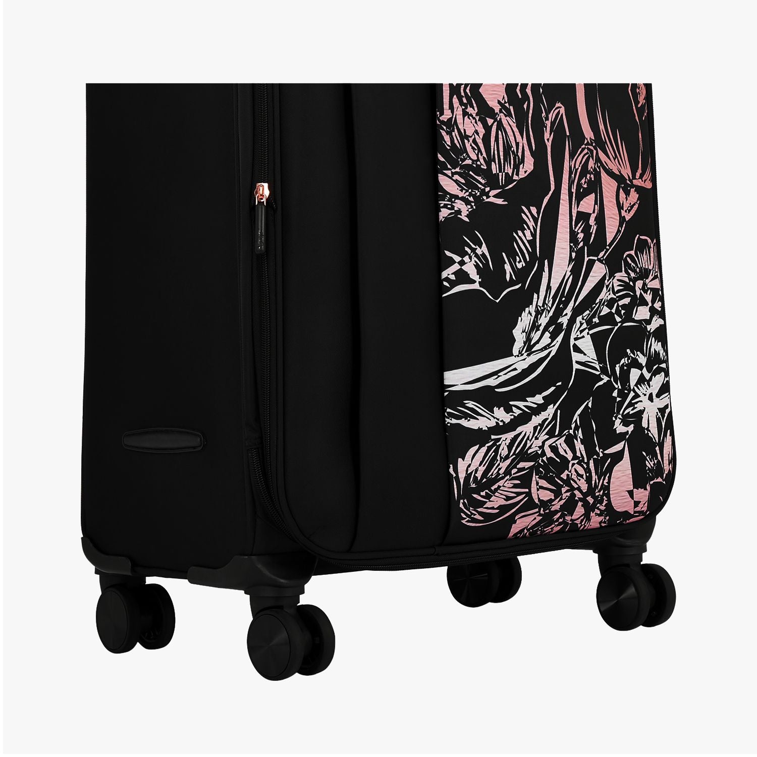 Genie Hazel Black Trolley Bag With Dual Wheels & TSA Lock
