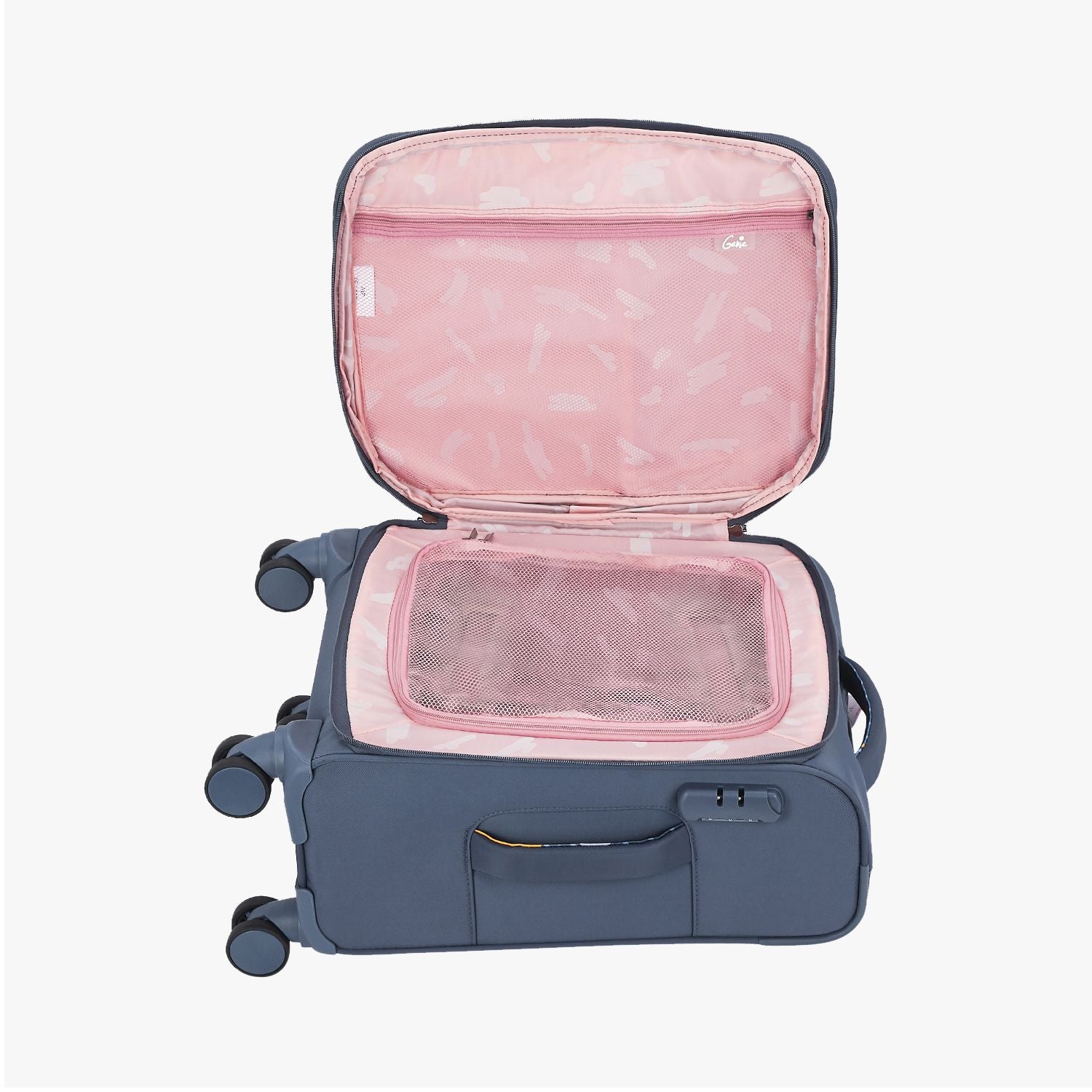 Poppy Small, Medium and Large Soft luggage Combo Set - Blue