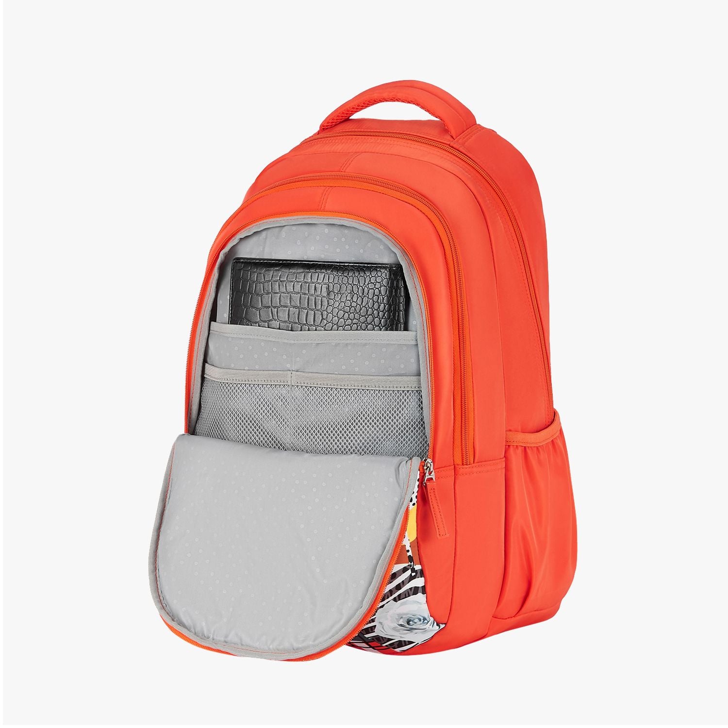 Genie Sweet 36L Orange Laptop Backpack With Laptop Sleeve