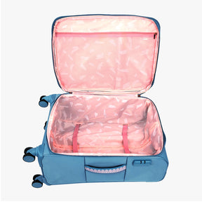 Paramour Small, Medium and Large Soft luggage Combo Set - Blue