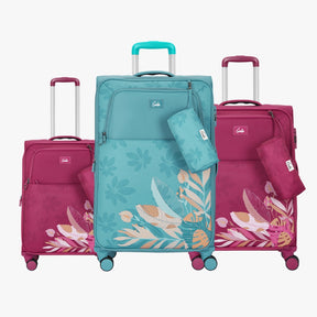 Bloom Small, Medium and Large Soft Luggage Combo Set
