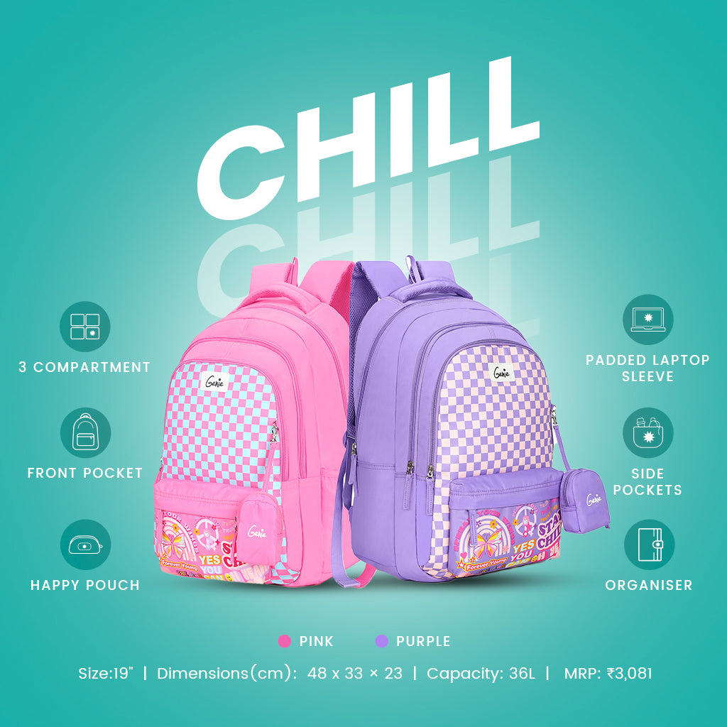 Chill Laptop Backpack - Purple