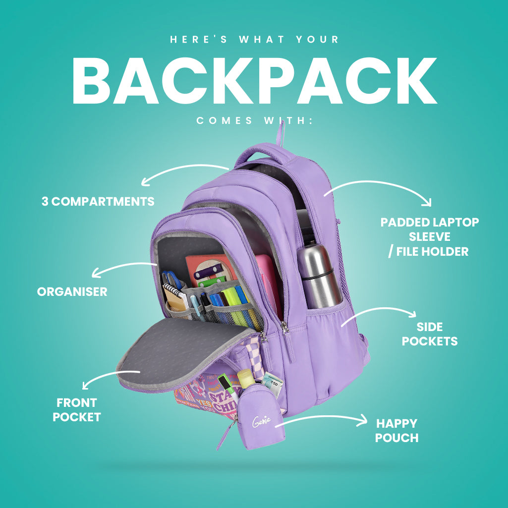 Chill Laptop Backpack - Purple