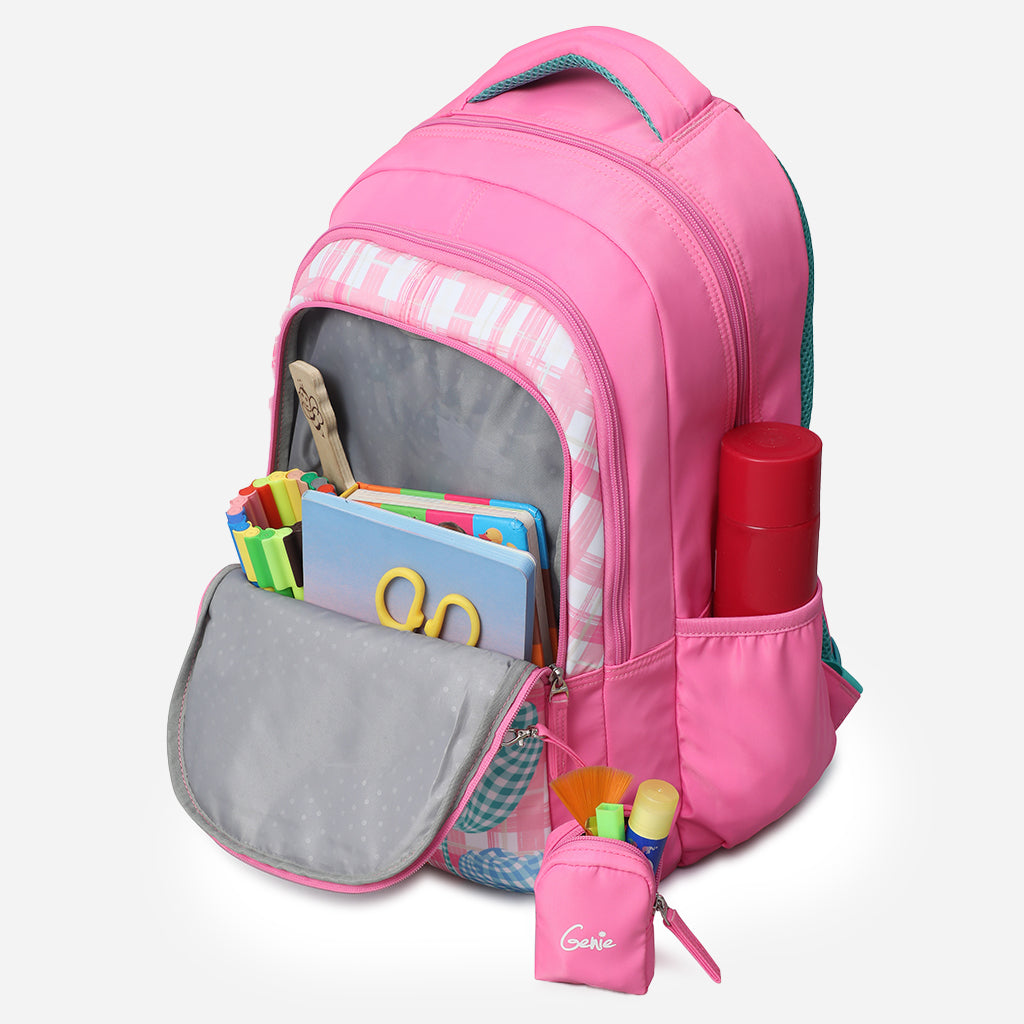 Chloe School Backpack - Pink