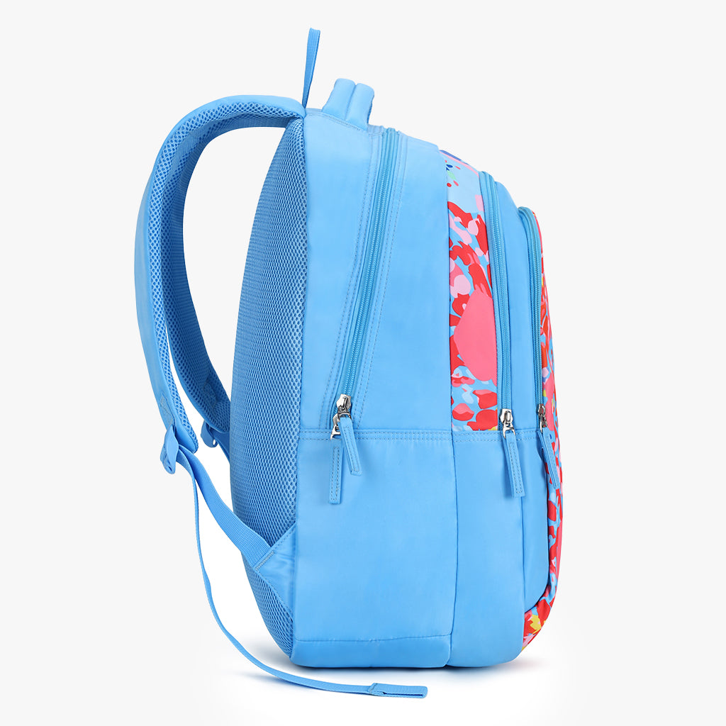 Sky Blue School Bag Casual Bagpack  Pensandmorein