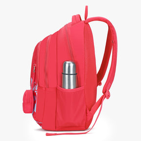 Genie Elena 36L Pink School Backpack With Premium Fabric