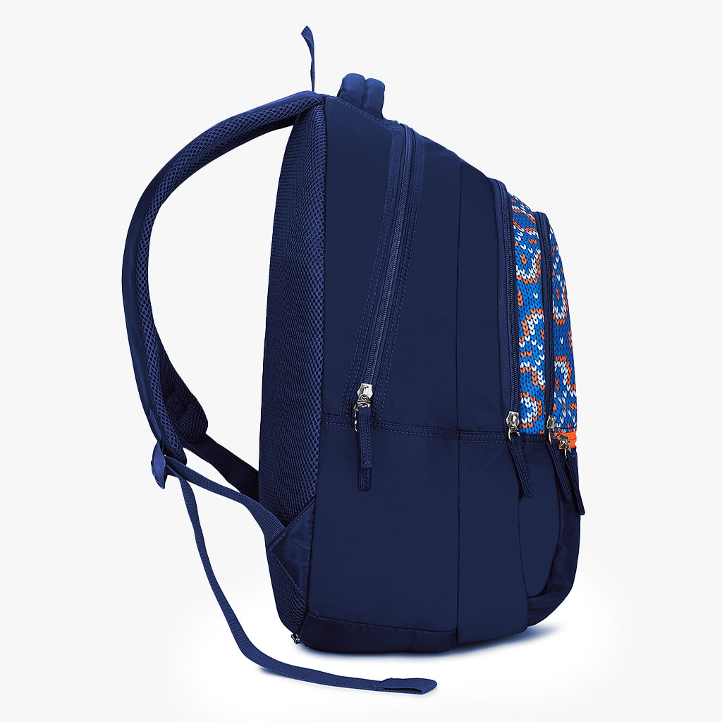 Genie Eve 36L Blue Laptop Backpack With Laptop Sleeve