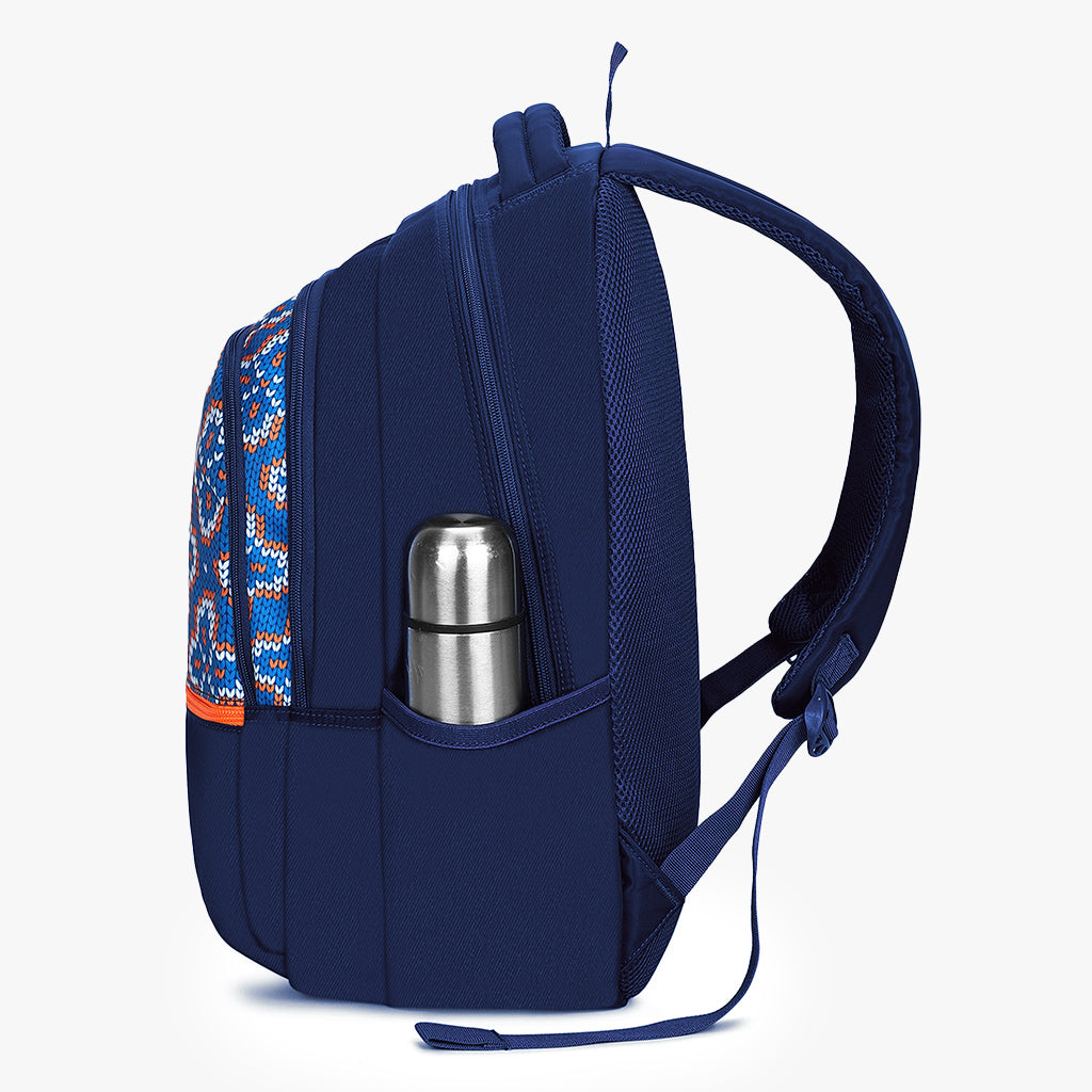 Genie Eve 36L Blue Laptop Backpack With Laptop Sleeve