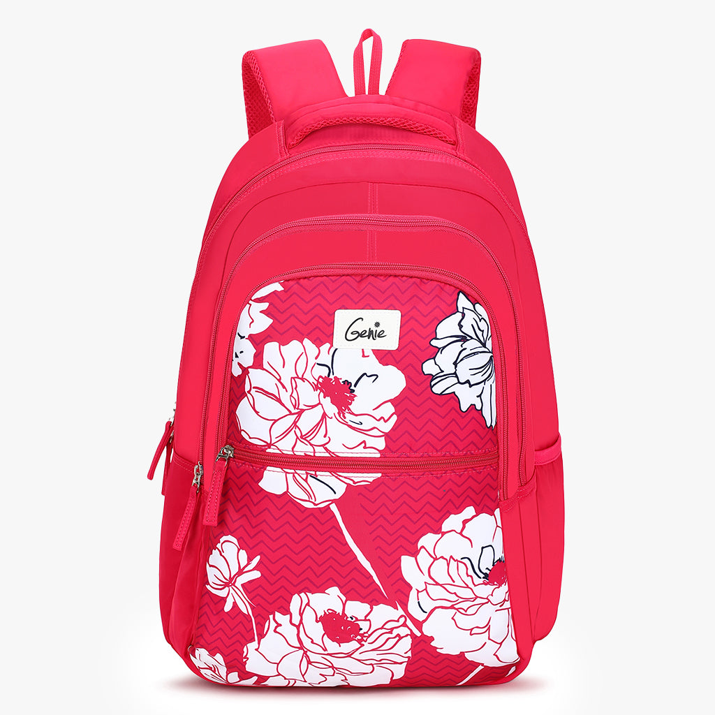 Genie Fern 36L Pink Laptop Backpack With Laptop Sleeve