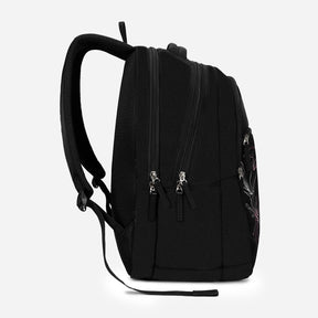 Genie Hailey 36L Black Laptop Backpack With Raincover