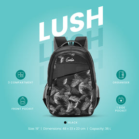Lush School Backpack - Black