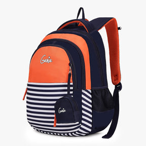 Genie Nautical Plus 27L Orange Juniors Backpack With Easy Access Pockets
