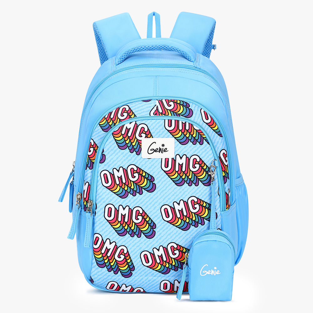 Buy Genie OMG 20L Blue Kids Backpack Online