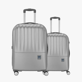 Genie Palm Set of 2 Spearmint Small & Medium Trolley Bags With Dual Wheels