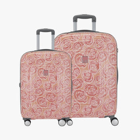 Rose Medium and Large Hard Luggage Combo Set