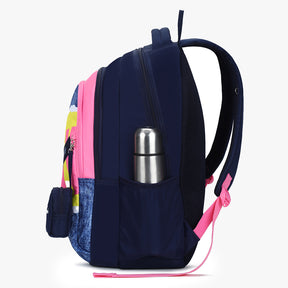 Genie Slay 36L Blue School Backpack With Spacious Compartment