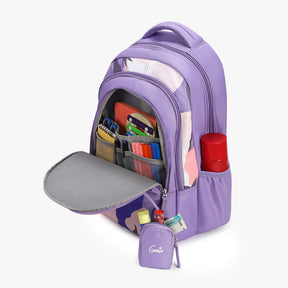 Genie Taylor 36L Purple Laptop Backpack With Laptop Sleeve