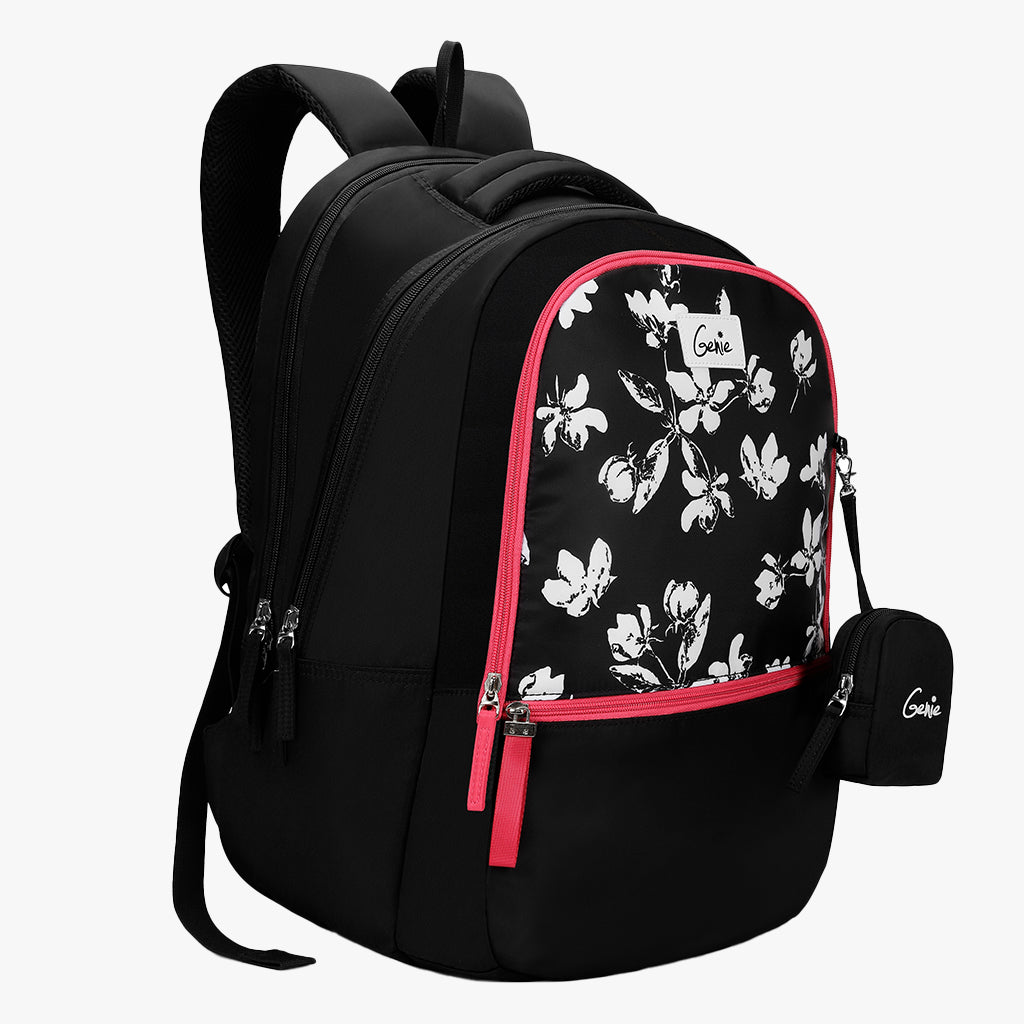 Victoria Laptop and Raincover Backpack - Black