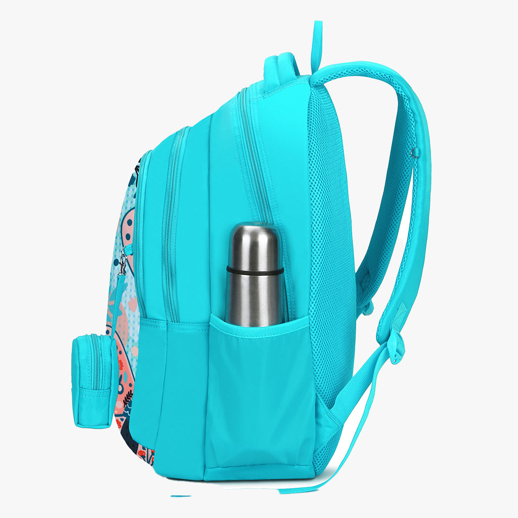 Zina School Backpack - Teal