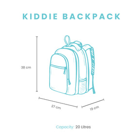 Amore Small Backpack for Kids - Teal